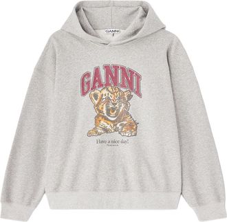 Ganni Sweatshirt mit Logo