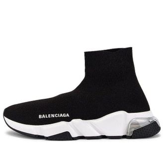 Balenciaga (WMNS) Balenciaga Speed Sneaker Clear Sole - Black 607543W2DB61010