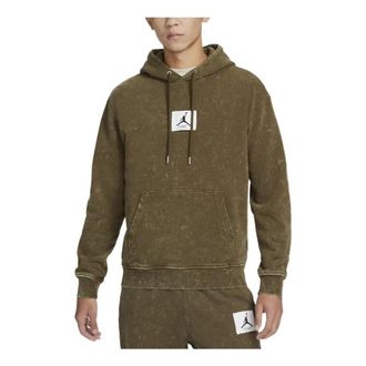 Air Jordan Athletic Hooded Pullover Mens Light Olive DR3088-385