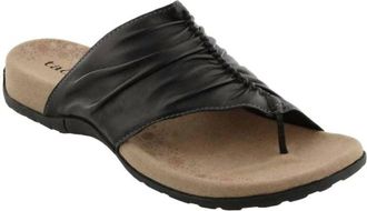 Taos Womens Gift 2 Thong-Style Sandal In Black