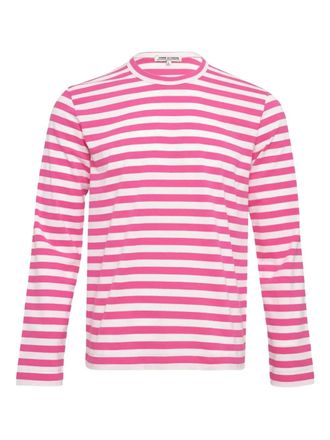Comme Des Gar&ccedil;ons long-sleeve T-shirt - unisex - Cotton - L - Pink