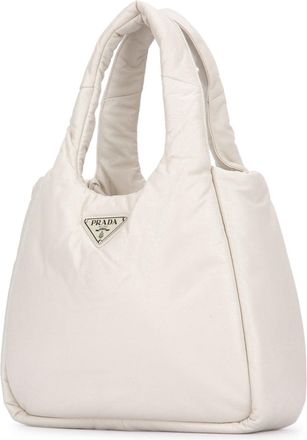 Prada Womens Borsa Bianco Agnello Borse A Mano Bag