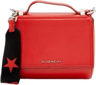 Givenchy Pre-owned Cross Body Bags, female, Red, Size: ONE SIZE Pre-owned Leather Shoulder Bag