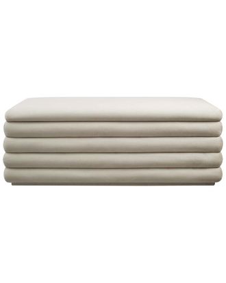 ModWay Mezzo Upholstered Performance Velvet Storage Ottoman