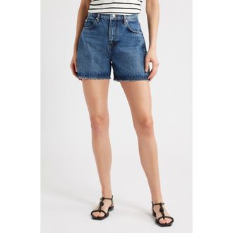 Frame Denim The Easy High Waist Denim Shorts in Iris at Nordstrom Rack, Size 31
