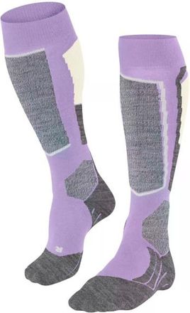 Falke SK2 Intermediate Skisocken f&uuml;r Damen | lila/grau