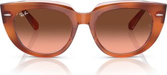 Ray-Ban 52mm Gradient Square Sunglasses in Brown Gradient at Nordstrom