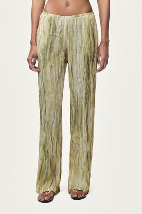 Nocturne Abstract Print Straight Leg Trousers in Multi-Colored at Nordstrom, Size X-Small