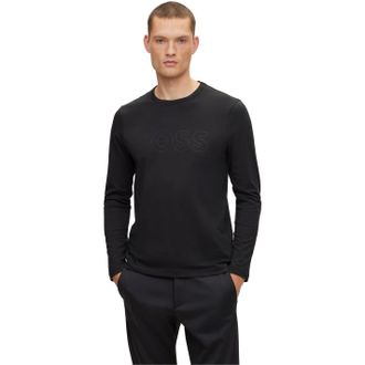 HUGO BOSS Heren Tognbo Logo T-Shirt (Zwart)
