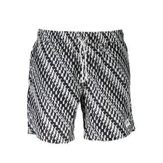 Karl Lagerfeld Mens Logo Print Swim Trunks - Black - Size Medium