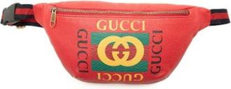 Gucci Pre-owned Cuoio borse-gucci - - Pre-owned - Donna - Rosso - ONE SIZE