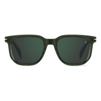 David Beckham Db 7133/S Deep Green Rectangular Acetate Sunglasses