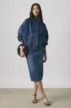 Levi's Trucker Jacket Blouson - Mujer - S - Azul / Enchantment