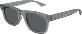 Montblanc MB0421S Polarized 005 Mens Sunglasses Grey Size 53