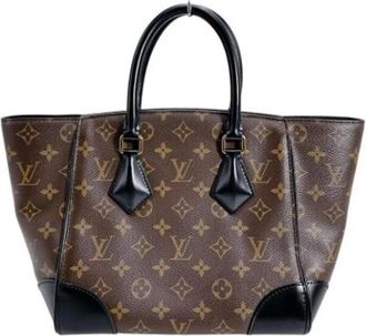Louis Vuitton Tweedehands Canvas Louis Vuitton tassen - Dames - Vintage Shopper - Bruin - ONE Size - Vintage