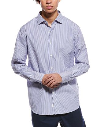 Todd Snyder Todd Snyder Banker Stripe Spread Collar Shirt
