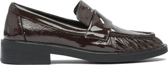 Strategia Bruine Leren Loafers voor Vrouwen - Dames - Loafers - Bruin - 38 EU - Leer - Schoenen