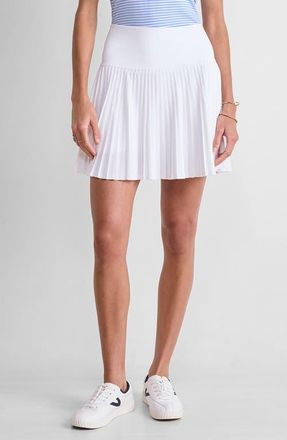 Vineyard Vines Pleated Skort in White Cap at Nordstrom, Size X-Large