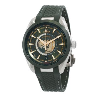 Omega Pre-owned Omega AquaTerra Automatic Green Dial Mens Watch 220.32.43.22.10.001