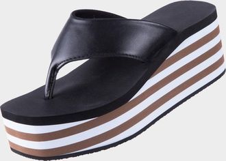 UZURII Originele teenslipper in taupe