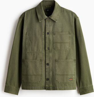 H&M Overshirt aus Canvas - Green