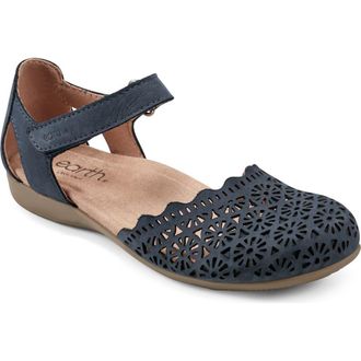 Earth Bronnie Flat in Blue Berry at Nordstrom, Size 6.5