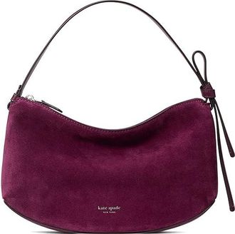 Kate Spade New York Loop Suede Shoulder Bag Womens Handbags Purple Agate, Leather/Suede
