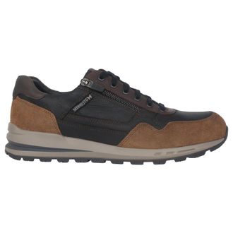 Mephisto Zwarte Mix Heren Sneaker - Heren - Sneakers - Bruin - 42 1/2 EU - Leer - Schoenen