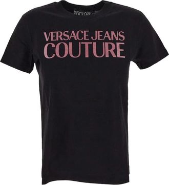 Versace Jeans Couture T-shirt - Dames - T-shirts - Zwart - XS - Katoen - Tops