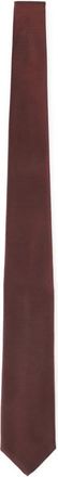 Canali Ties, male, Brown, Size: ONE SIZE Burgundy Red Silk Tie