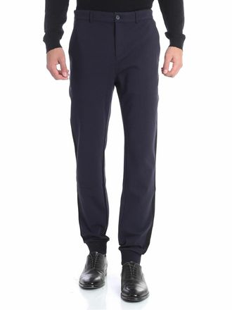 Karl Lagerfeld Milano fabric blue trousers