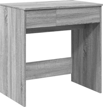 vidaXL Vidaxl - Dressing Table with Mirror Grey Sonoma 73x46.5x120 cm
