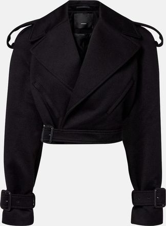 Wardrobe.NYC Cropped wool jacket