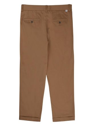 Paolo Pecora Cotton-Blend Trousers - Beige