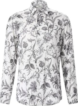 Etro Overhemden, Heren, Veelkleurig, 4Xl, Paisley Viscose Shirt