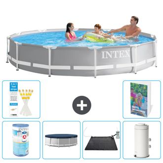 Intex Piscina Prism Frame Redonda - 366x76 Cm - 7-piezas S168