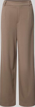 Vila High Waist Hose Modell VARONE in Hellbraun, Gr&ouml;&szlig;e 40