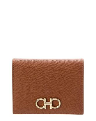 Ferragamo Gancini Leather Card Case