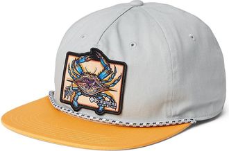 Columbia Pfg Back Tack X Bentley Snap Back Traditional Hats Cool Grey, Cotton