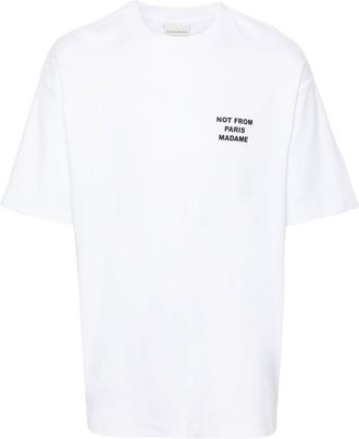 Drôle de Monsieur la camiseta con eslogan Permts203co002opw