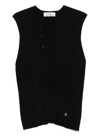 Vivienne Westwood Ribbed Sleeveless Sweatshirt