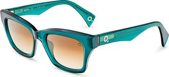 Etnia Barcelona Bertini GR Womens Sunglasses Green Size 51