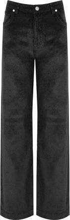 Cruna PANTALONE A PALAZZO TAYLOR NERO CRUNA