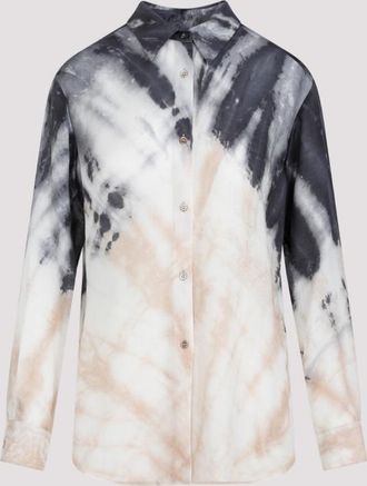 Gabriela Hearst Beige Cashmere Ferrara Shirt