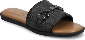 Journee Collection Priya Slide Sandal in Black at Nordstrom Rack, Size 9.5