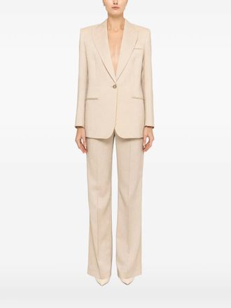 Nissa rhinestone embellished blazer - Toni neutri