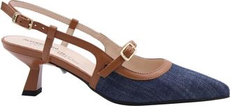 Nero Giardini Kingman Slingback Pump - Dames - Pumps - Blauw - 39 EU - Schoenen