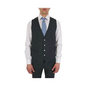 HUGO BOSS Heren, Pakken, Groen, Maat: XL Leer