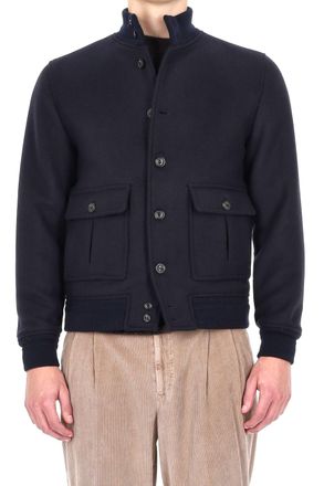 Valstar Ino Wool Diagonal Bomber Jacket