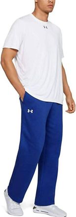 Under Armour Hustle Fleece Pant In Blue